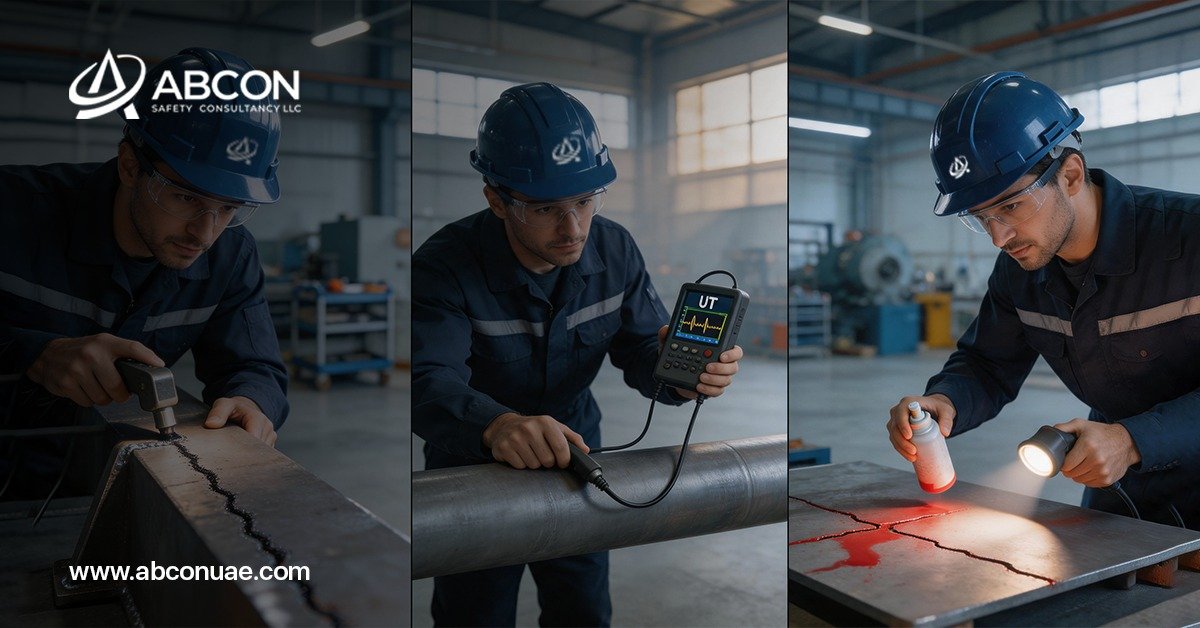 NDT Inspection Methods Explained: MPI, UT & PT for UAE Industries