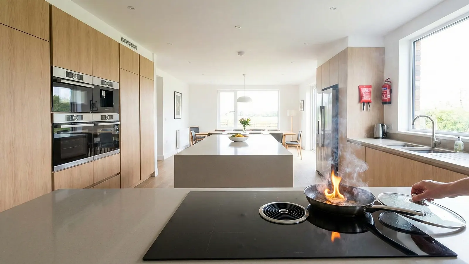Kitchen Fire Safety Scenarios